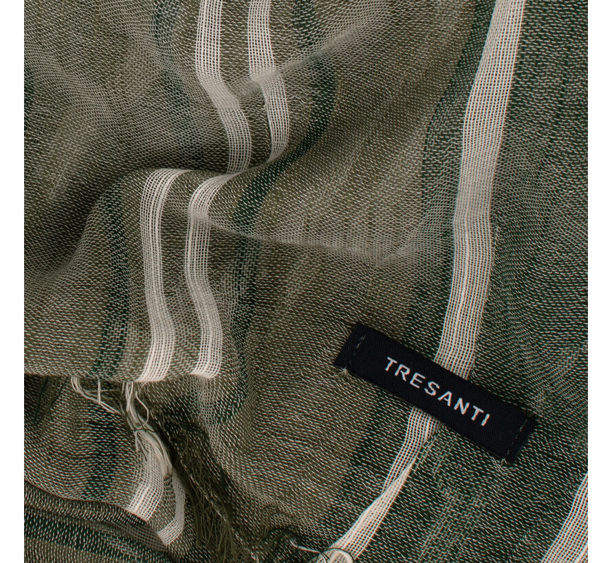 Sjaal Germano Irregular Stripe Green (TRSCKA244 - 900)