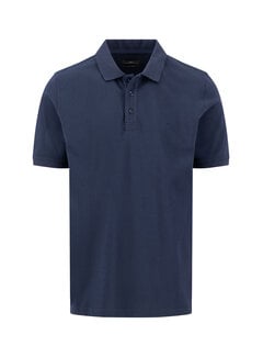 Fynch Hatton Polo 2Ply New Solid Pique Navy (1613 1800 - 685)