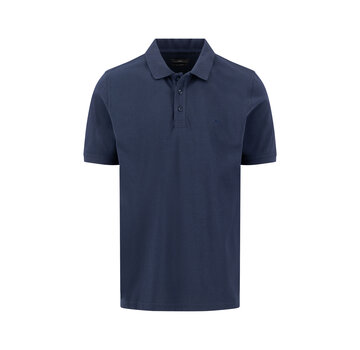 Fynch Hatton Polo 2Ply New Solid Pique Navy (1613 1800 - 685)
