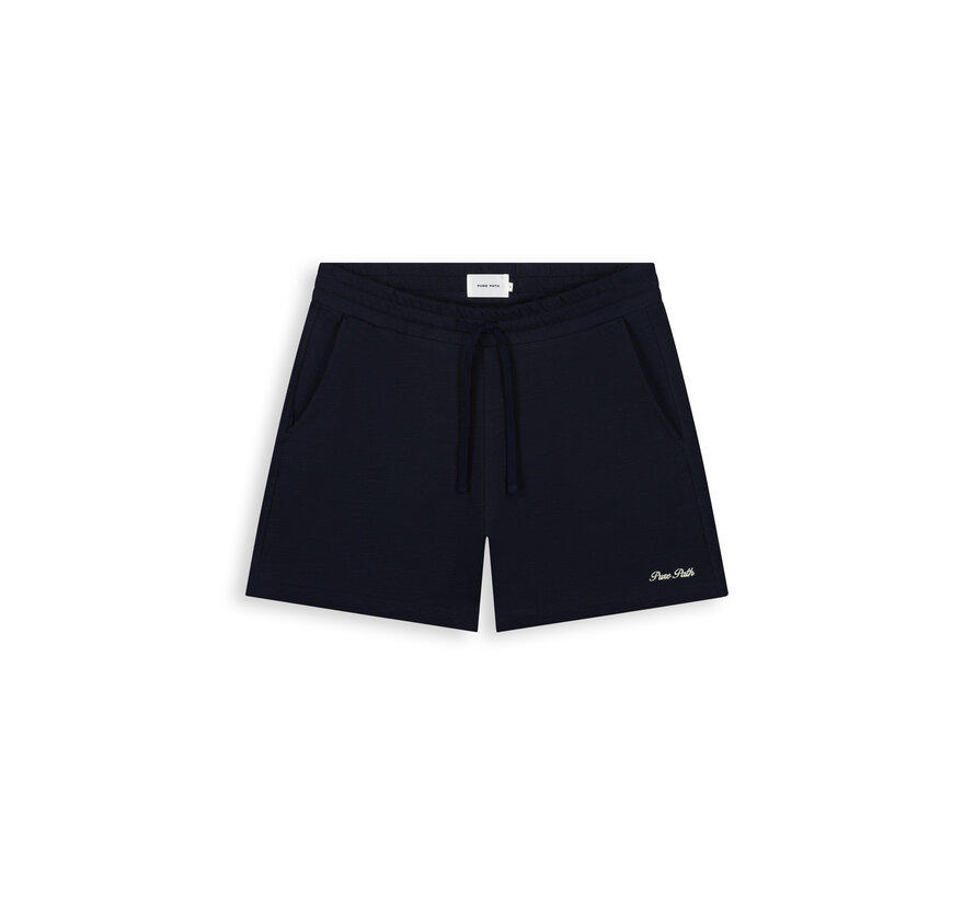 Pure Path Structure Sweat Short Dark Navy (26010522 - 57)