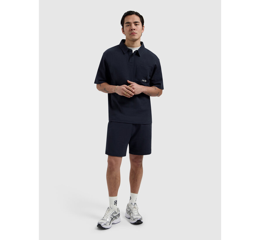 Pure Path Structure Sweat Short Dark Navy (26010522 - 57)