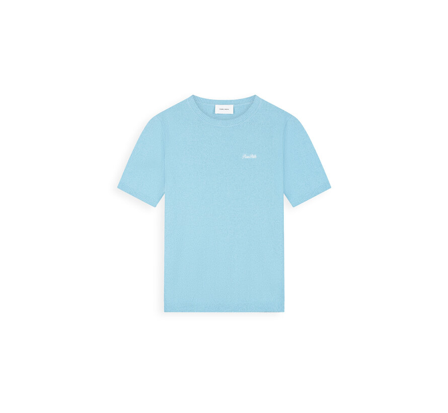 Knitted T-Shirt Bouclé Sky Blue (26010819 - 99)