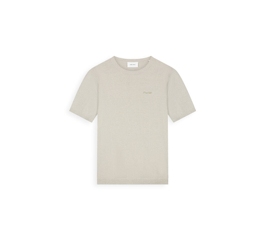 Knitted T-Shirt Bouclé Sand (26010819 - 46)