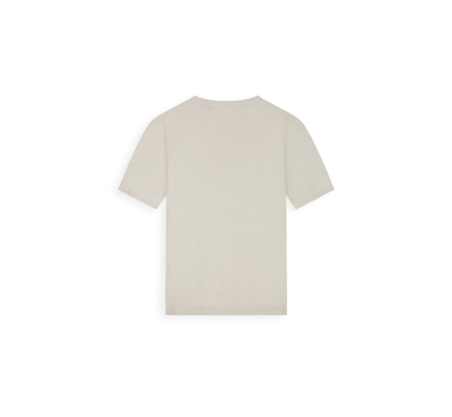 Knitted T-Shirt Bouclé Sand (26010819 - 46)