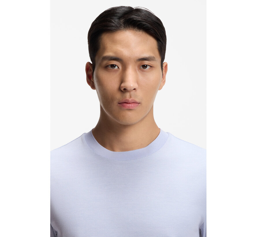 Black Knitted T-shirt H-Thompson Light Pastel Purple (50555163 - 531)