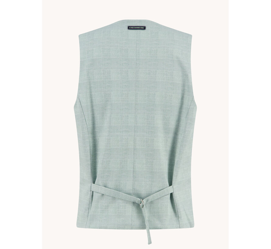 A Fish Named Fred Gilet Waistcoat Travel Olive Green (33.133 - 302)