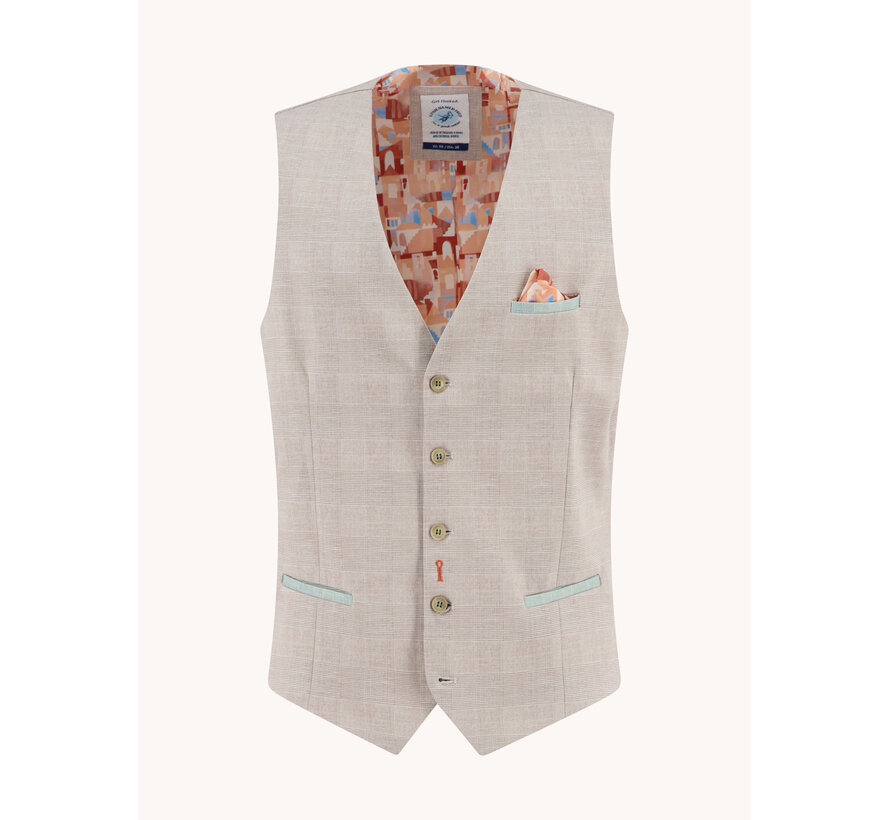 A Fish Named Fred Gilet Waistcoat Travel Sand (33.133 - 205)