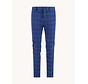 A Fish Named Fred Chino Trouser Travel Check Navy (33.202 - 604)