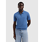 Knitted Half-Zip Polo Faded Cobalt (26010810 - 12)