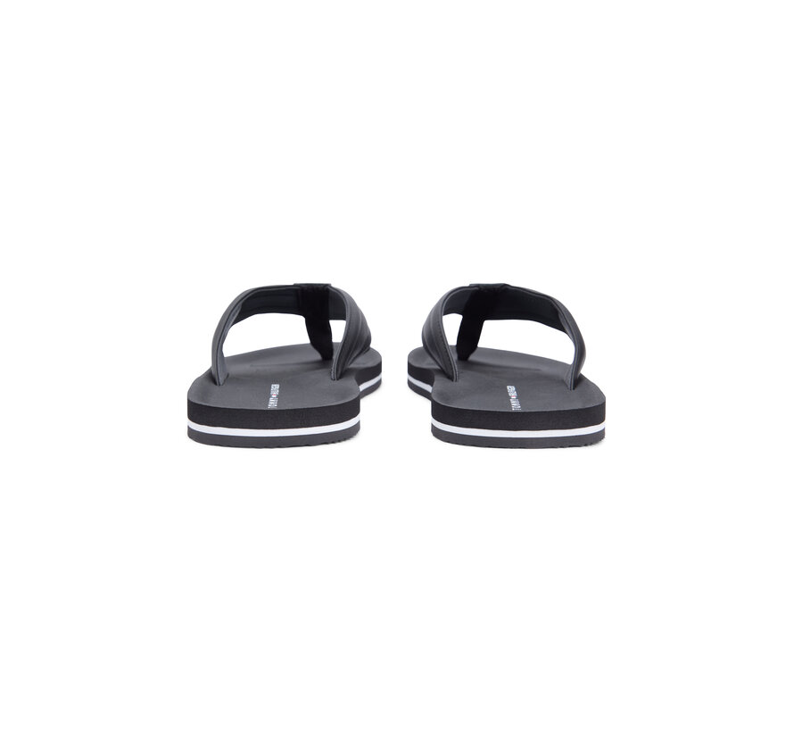 Tommy Hilfiger Flip Flop Slippers Flag Padded Strap Black (FM0FM05801 - BDS)