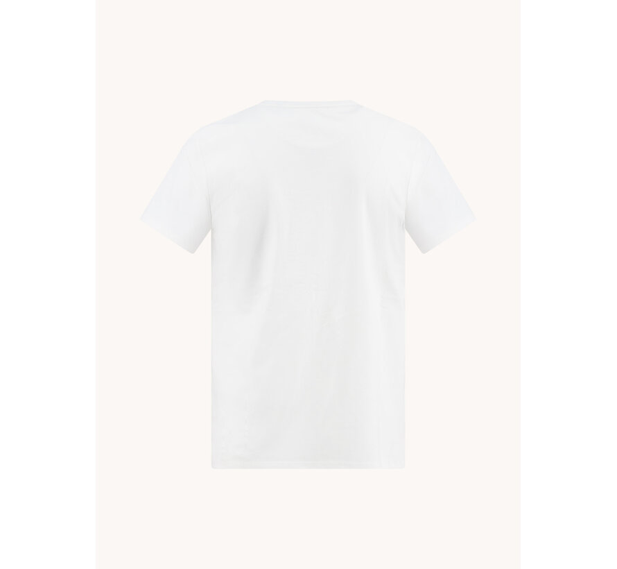 T-shirt Fish Print Off-White (33.401 - 101)