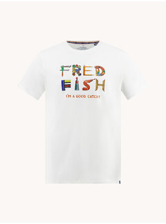 A Fish Named Fred T-shirt Fred Fish Off-White (33.403 - 101)
