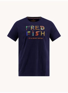 A Fish Named Fred A Fish Named Fred T-shirt Fred Fish Navy (33.403 - 604)