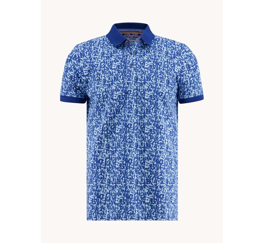 A Fish Named Fred Polo Letters Cobalt (33.311 - 607)