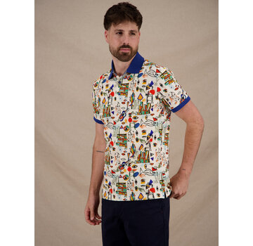 A Fish Named Fred Polo Cubist Multicolor All Color (33.309 - 073)