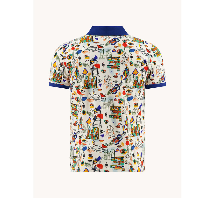 A Fish Named Fred Polo Cubist Multicolor All Color (33.309 - 073)