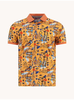 A Fish Named Fred Polo Cubist Orange (33.309 - 450)