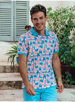 A Fish Named Fred A Fish Named Fred Polo Abstract City Rose Pink (33.304 - 430)