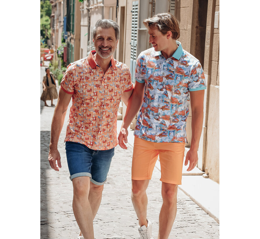 Polo Abstract City Peach (33.304 - 456)