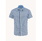 Overhemd Korte Mouw Geometric Birds Cobalt (33.055 - 607)