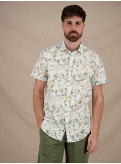 A Fish Named Fred A Fish Named Fred Overhemd Korte Mouw Birdy Blooms Multicolor Green (33.058 - 072)