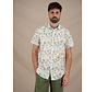 A Fish Named Fred Overhemd Korte Mouw Birdy Blooms Multicolor Green (33.058 - 072)