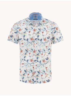 A Fish Named Fred A Fish Named Fred Overhemd Korte Mouw Birdy Blooms Multicolor All Color (33.058 - 073)