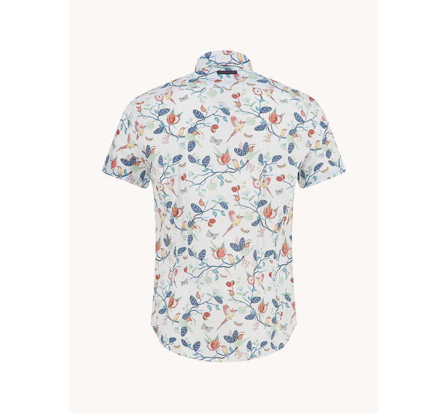 A Fish Named Fred Overhemd Korte Mouw Birdy Blooms Multicolor All Color (33.058 - 073)
