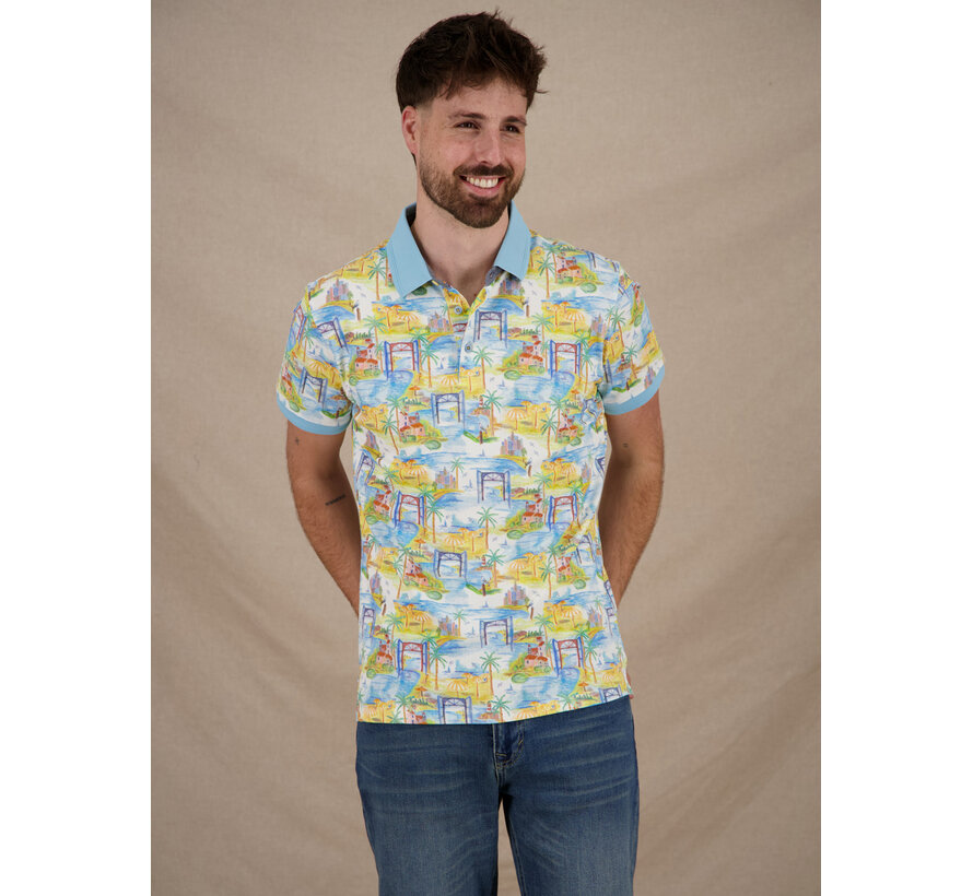A Fish Named Fred Polo Impression Island Multicolor All Color (33.303 - 073)