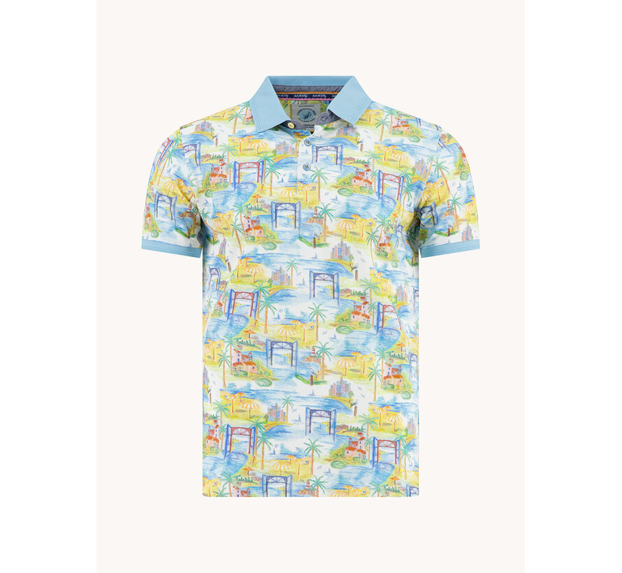 A Fish Named Fred Polo Impression Island Multicolor All Color (33.303 - 073)