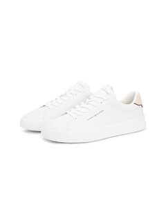 Tommy Hilfiger Tommy Hilfiger Schoenen Court LTH Detail Ecru/Beige (FM0FM05367 - 0LE)