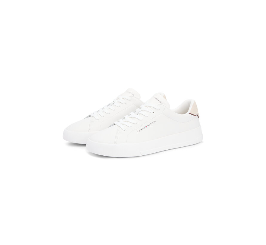Tommy Hilfiger Schoenen Court LTH Detail Ecru/Beige (FM0FM05367 - 0LE)