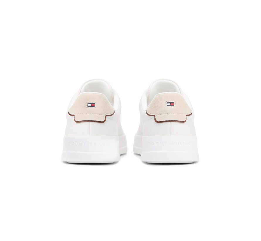 Tommy Hilfiger Schoenen Court LTH Detail Ecru/Beige (FM0FM05367 - 0LE)