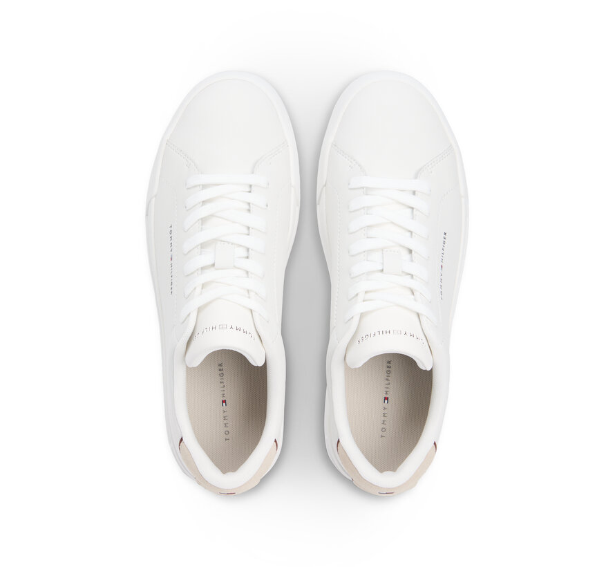 Tommy Hilfiger Schoenen Court LTH Detail Ecru/Beige (FM0FM05367 - 0LE)