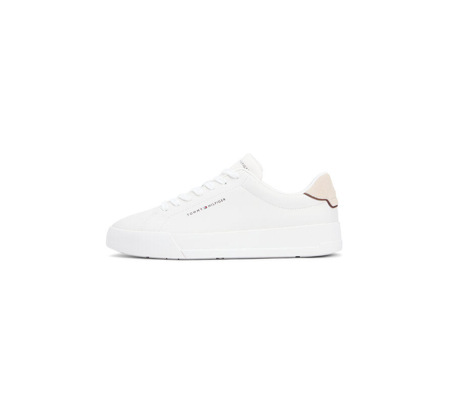 Tommy Hilfiger Schoenen Court LTH Detail Ecru/Beige (FM0FM05367 - 0LE)