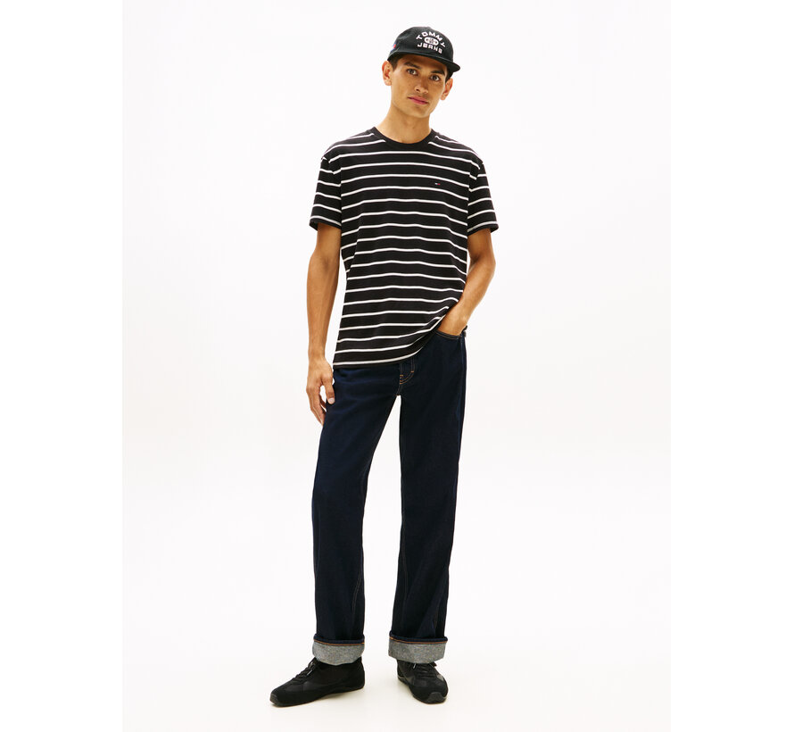 T-Shirt Regular Fit Stripe Black (DM0DM22544 - BDS)