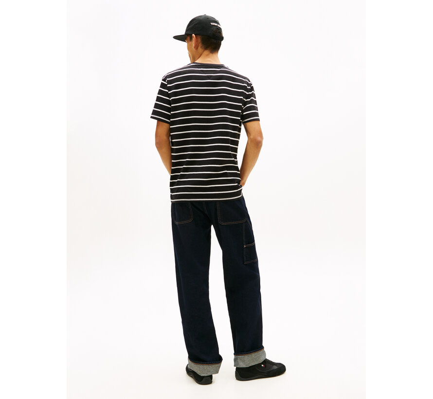 T-Shirt Regular Fit Stripe Black (DM0DM22544 - BDS)