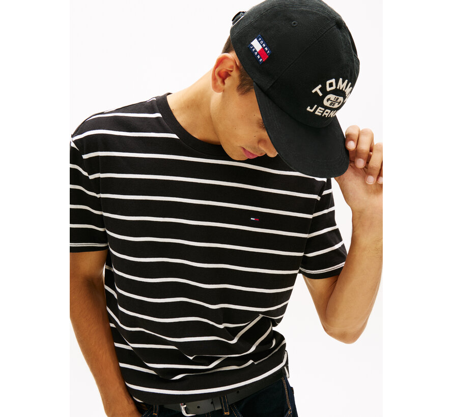 T-Shirt Regular Fit Stripe Black (DM0DM22544 - BDS)