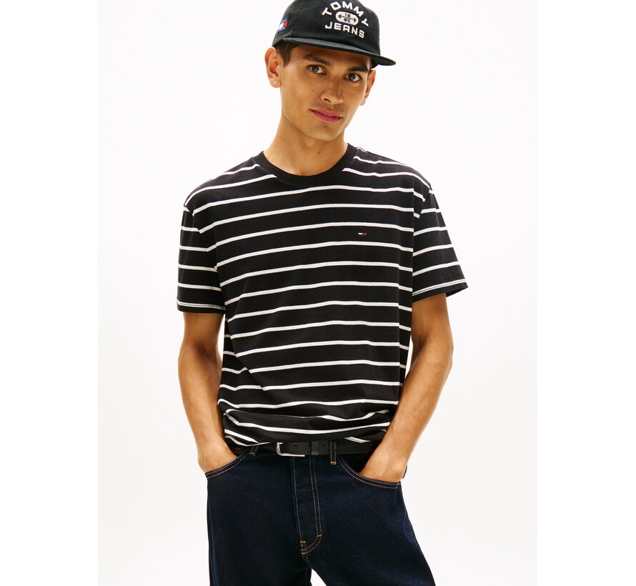 T-Shirt Regular Fit Stripe Black (DM0DM22544 - BDS)