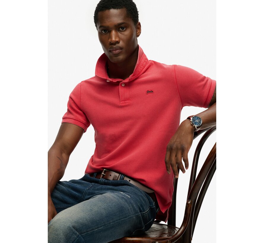 Superdry Polo Classic Pique Raspberry Pink (M1110452A - FA9)