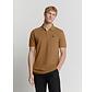 Polo Zip Pique Garment Dyed Camel (28380422 - 140)