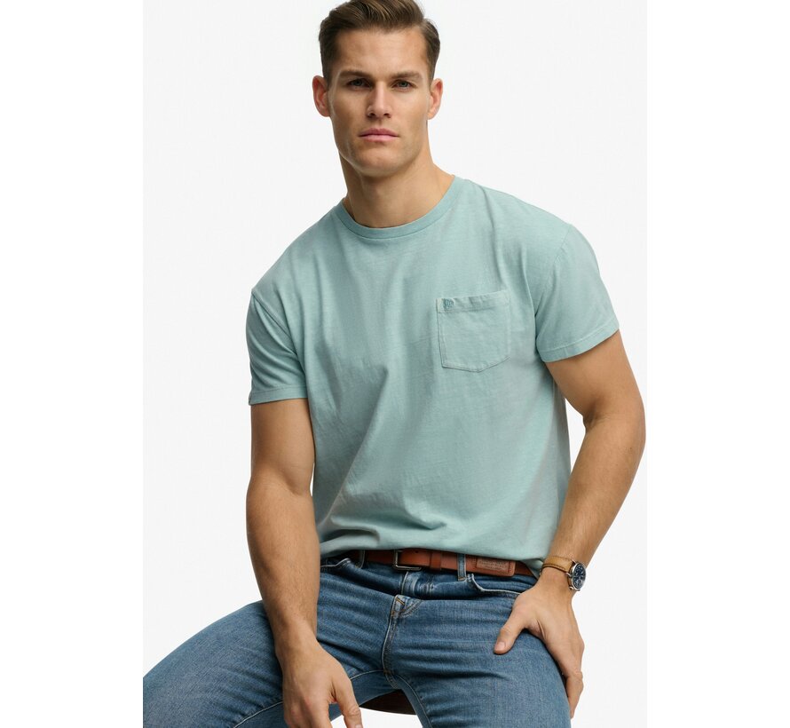 T-shirt Classic Linen Aquamarine (M1012371A - 9WT)