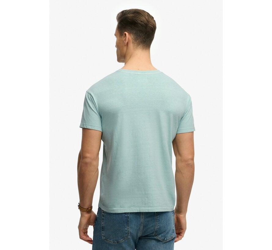 T-shirt Classic Linen Aquamarine (M1012371A - 9WT)