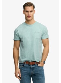Superdry T-shirt Classic Linen Aquamarine (M1012371A - 9WT)