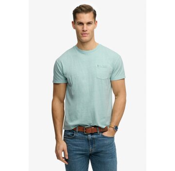Superdry T-shirt Classic Linen Aquamarine (M1012371A - 9WT)