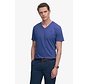 T-shirt Classic Cotton Linen Vee Serge Blue (M1012391A - K5B)
