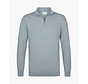Profuomo Half Zip Pullover Tencel Blue (PPXJ10008G)