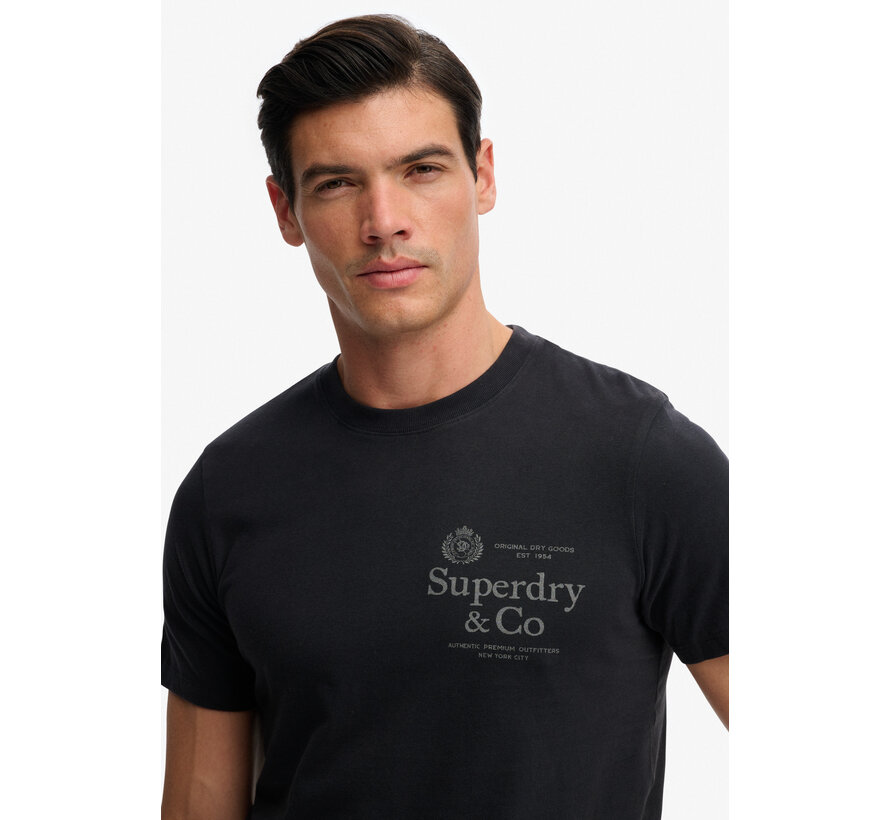 Superdry T-Shirt Company Relaxed Tee Navy (M1012392A - 24S)
