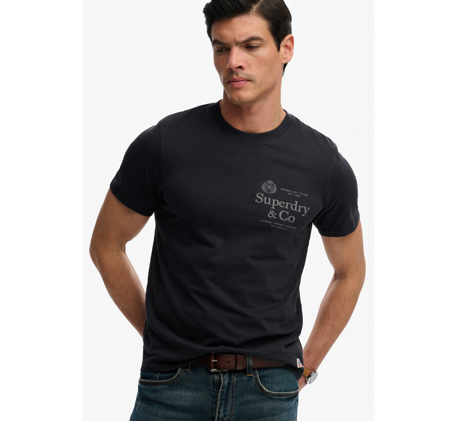 Superdry T-Shirt Company Relaxed Tee Navy (M1012392A - 24S)