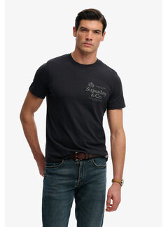 Superdry T-Shirt Company Relaxed Tee Navy (M1012392A - 24S)